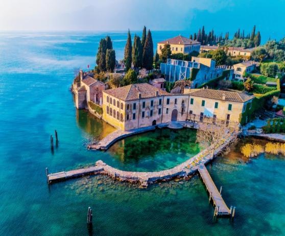 La Terrazza Sul Garda Hotel Bagian luar foto